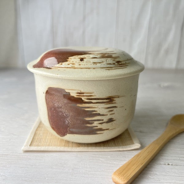 日本製 250ml 陶瓷茶碗蒸杯附蓋｜日系質感蒸碗 和食器 居家餐桌 日常料理