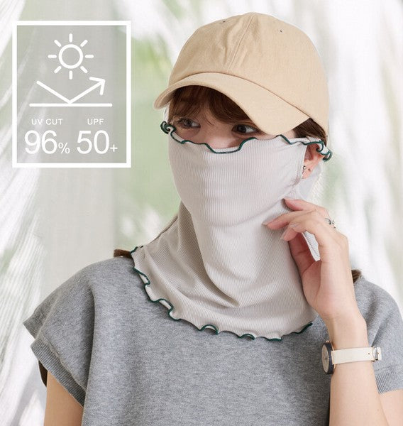 日本 Style On 2way涼感防曬頸部遮陽面罩 360度護頸 抗UV｜防曬面罩 脖子防曬 涼感防曬