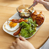 日本製 NEST 早餐分隔盤｜日系質感餐盤 輕食盤 居家餐桌 分格盤