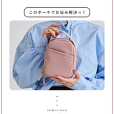 LIZDAYS 直立式皮革化妝包 | 收納化妝袋 可掛式梳妝包 女用大容量化妝包
