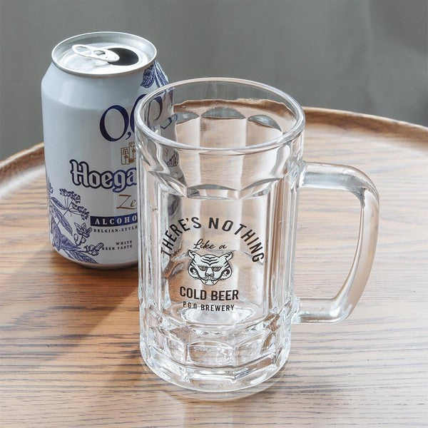 POST GENERAL 400ml 老虎圖案啤酒杯2入禮盒 | 啤酒杯 對杯組 父親節禮物
