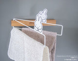日本 miffy 米飛兔 磁吸折疊擦手巾毛巾掛架｜可折疊 廚房吊掛架 毛巾架 抹布架