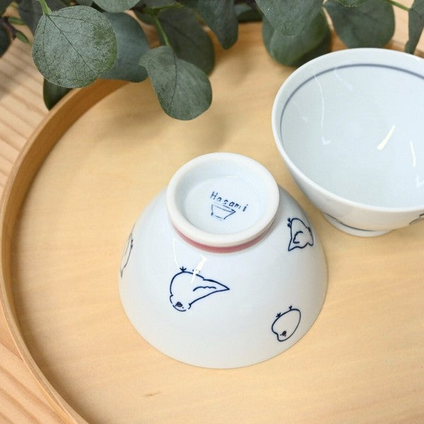 日本製 corottori 小鳥圖案飯碗｜日常質感陶瓷飯碗 茶碗 居家餐具 可微波 洗碗機適用