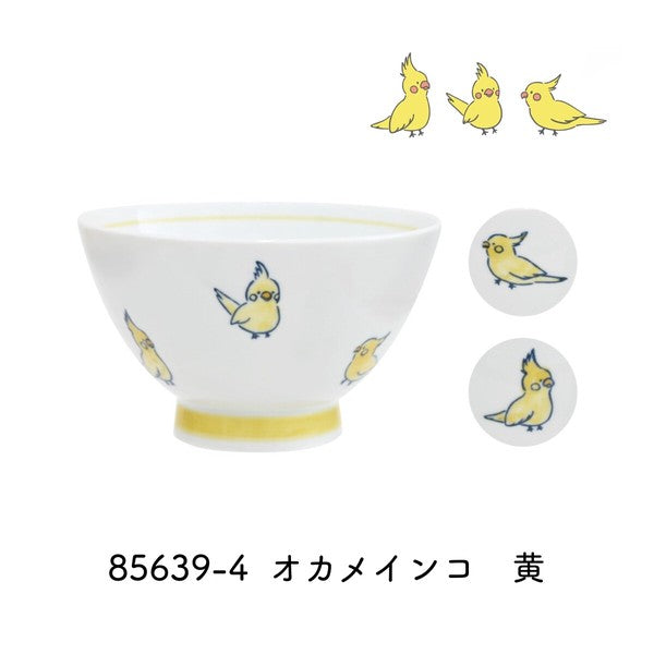 日本製 corottori 小鳥圖案飯碗｜日常質感陶瓷飯碗 茶碗 居家餐具 可微波 洗碗機適用