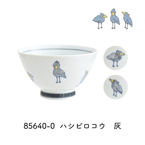 日本製 corottori 小鳥圖案飯碗｜日常質感陶瓷飯碗 茶碗 居家餐具 可微波 洗碗機適用