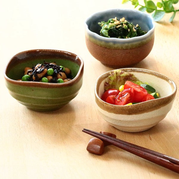 日本製 美濃燒 多功能小碗套裝 5入組 | 醬料碟 副菜碟 前菜 甜點 水果碗 優格碗