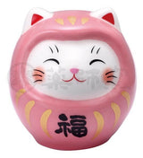 日本 藥師窯 達摩招財貓擺飾 附大吉籤詩 四色 | 幸運不倒翁 開運 招財 居家 辦公裝飾