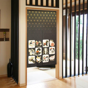 日本製十二生肖85x150cm門簾｜ 新年布置裝飾掛簾 - 富士通販