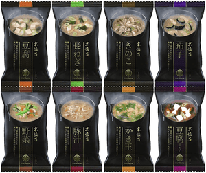 (代購)日本美食週｜丸米京懐石味噌湯，家庭包8種口味（8入／16入） - 富士通販