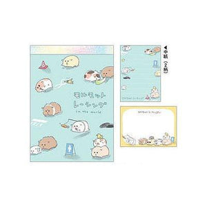 日本製天竺鼠便條紙-90張｜開學文具便條本 - 富士通販
