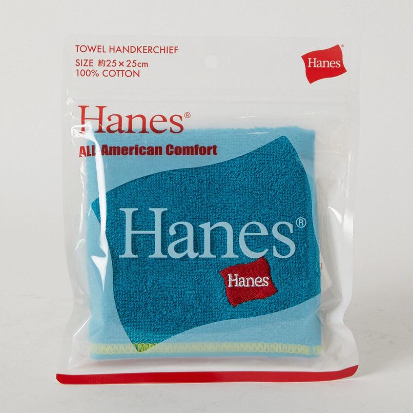 Hanes 刺繡手帕│純綿 小方巾