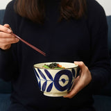 日本製 natural69 波佐見燒 焦吳須丼碗 | 陶瓷碗 大碗 深碗 丼飯碗 烏龍麵碗 碗公 高台碗