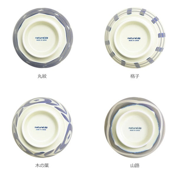 日本製 natural69 波佐見燒 焦吳須丼碗 | 陶瓷碗 大碗 深碗 丼飯碗 烏龍麵碗 碗公 高台碗