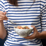 日本製 波佐見燒 北歐雛菊陶瓷碗 | 飯碗 湯碗 寬口碗 深碗 小丼碗 花朵碗 陶瓷飯碗 西山窯