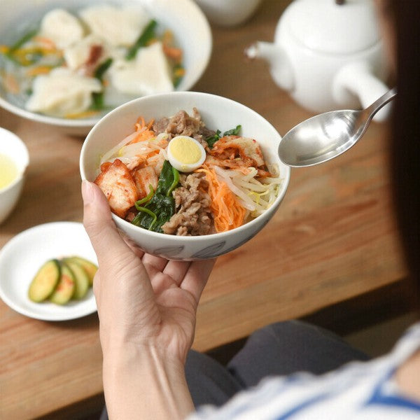 日本製 波佐見燒 北歐雛菊陶瓷碗 | 飯碗 湯碗 寬口碗 深碗 小丼碗 花朵碗 陶瓷飯碗 西山窯
