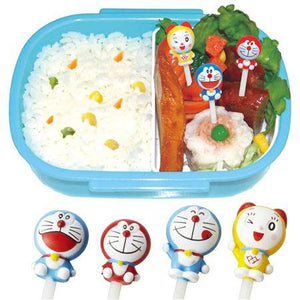 兒童餐盒裝飾造型食物叉｜哆啦A夢小哆啦哆啦美 - 富士通販