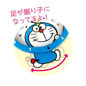 日式正版卡通靜音擺鐘-哆啦A夢 - 富士通販