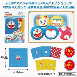 日本製 哆啦A夢飯糰包裝袋 15枚入 - 富士通販