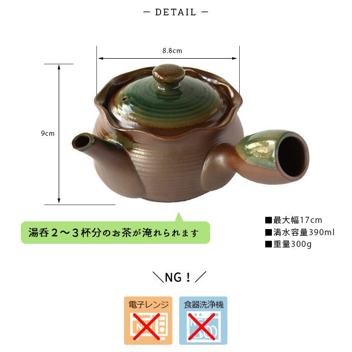 日本製 萬古燒 急須 泡茶茶壺 附瀘網 │多款樣式