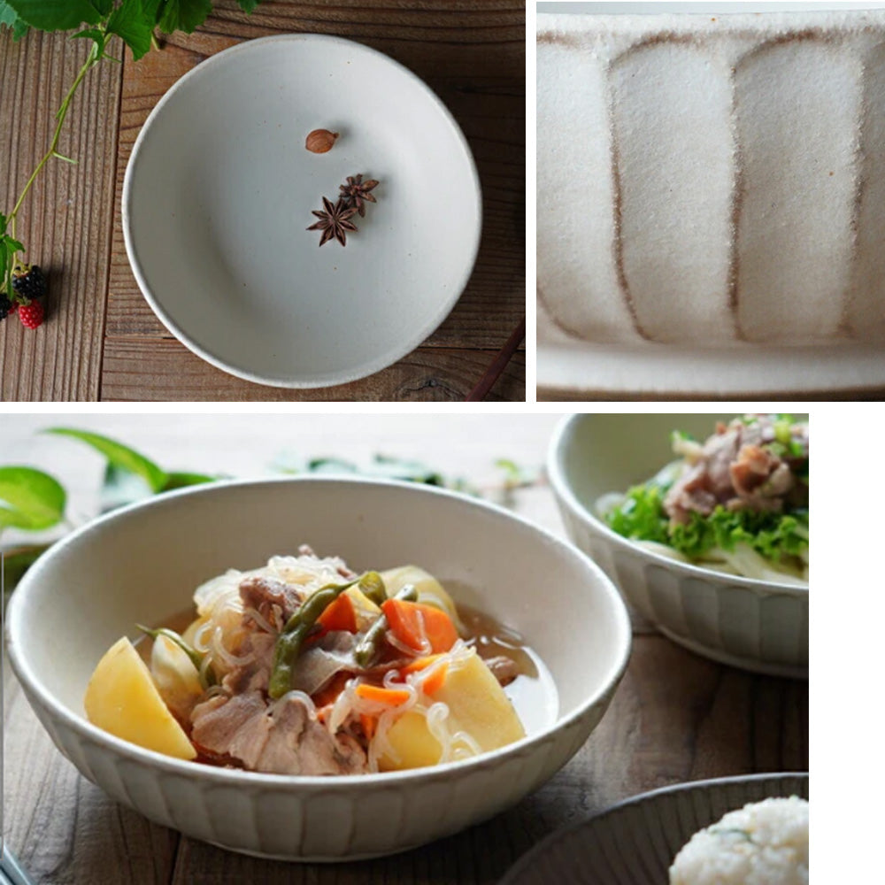 益子燒 kinari 陶瓷淺鉢︱大碗 小碗 湯汁料理 日式餐具