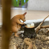 日本 朝隈俊男 animal camp 露營動物4 扭蛋 公仔｜水獺 袋鼠 馬來貘 綿羊 牛頭梗 賤狗 - 富士通販