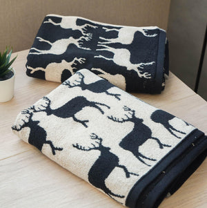 Anorak 麋鹿浴巾 毛巾｜北歐風格、聖誕節布置 - 富士通販