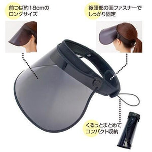 日本正AQUA UV CUT水陸兩用360度可折式夏天必備遮陽帽 - 富士通販