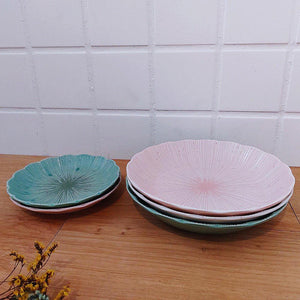 日本製 美濃燒 Ashikaga 陶瓷餐盤 | 日本製造 咖哩盤 義大利麵 廚房餐盤 - 富士通販