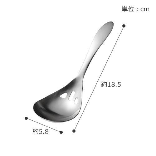 日本製AUX Leye不銹鋼瀝水湯匙 - 富士通販