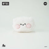 BT21 minini 絨毛 小物收納包｜零錢包 包包吊飾 AirPods包 - 富士通販