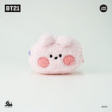 BT21 minini 絨毛 小物收納包｜零錢包 包包吊飾 AirPods包 - 富士通販