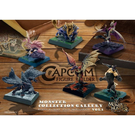 日本 CFB 盒玩 魔物獵人 Monster Collection Gallery Vol.1 一盒六入 - 富士通販