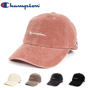 日本 Champion 燈芯絨刺繡棒球帽 鴨舌帽 遮陽帽 - 富士通販