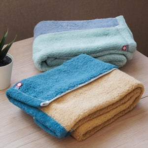 日本製今治毛巾｜DAIRY PRARIE 雙色 長毛巾、浴巾 - 富士通販