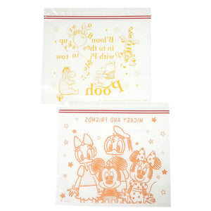 日本Disney迪士小熊維尼｜米奇食品保存透明夾鏈袋 - 富士通販