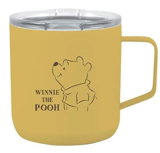 日本 迪士尼Disney 小熊維尼 POOH 不鏽鋼杯 350ml - 富士通販