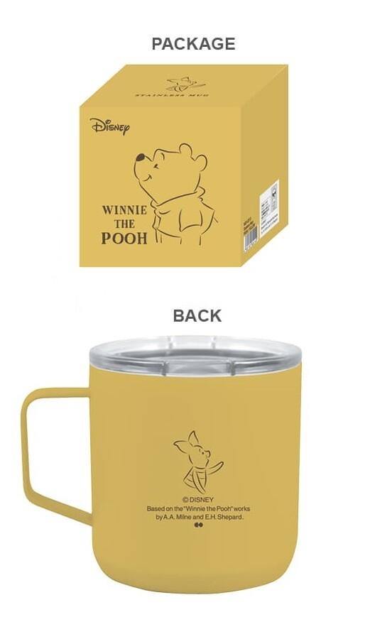 日本 迪士尼Disney 小熊維尼 POOH 不鏽鋼杯 350ml - 富士通販