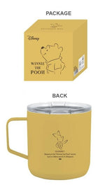 日本 迪士尼Disney 小熊維尼 POOH 不鏽鋼杯 350ml - 富士通販