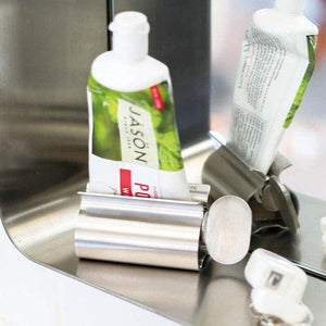 日本 DULTON 不鏽鋼 牙膏擠壓器 護手霜擠壓器 洗面乳擠壓器 - 富士通販