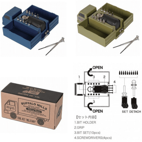 日本DULTON｜兼具工具、擺飾、玩具功能卡車造型工具組 - 富士通販