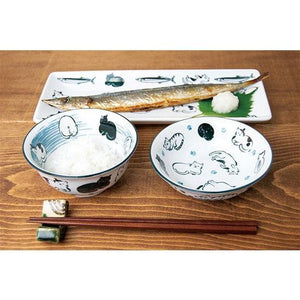 貓咪 陶瓷餐碗 φ12cm│ 日式食器 - 富士通販
