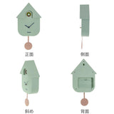 日本 fisura 簡約北歐風 布穀鳥掛鐘 - 富士通販