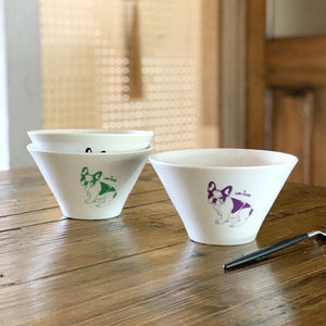Furuburu 法鬥沙拉碗 | 陶瓷餐碗 鬥牛犬 - 富士通販