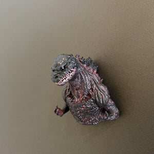 日本直送 正版Godzilla哥吉拉背鰭磁鐵 哥吉拉鑰匙圈｜強力磁鐵掛勾 鑰匙 千禧 基多拉 黑多拉 - 富士通販
