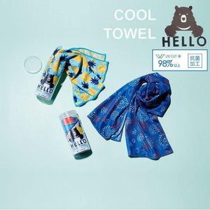 日本HELLO BEAR 系列抗UV紫外線涼感毛巾-七種樣式 - 富士通販