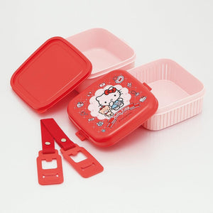Hello Kitty 雙層便當盒｜上學必備 - 富士通販