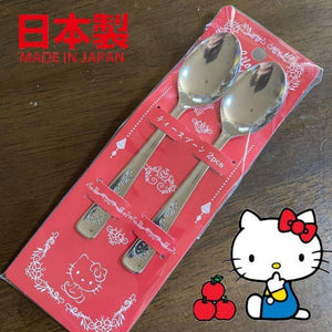 日本製Hello Kitty 廚房系列-茶匙│2入組 - 富士通販