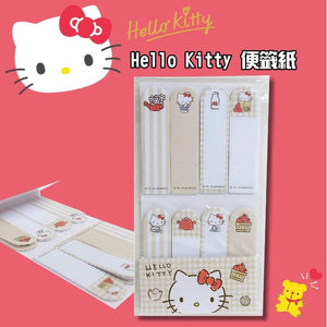 Hello Kitty 便條紙 便利貼 N次貼 文具用品 筆記備忘標籤 - 富士通販