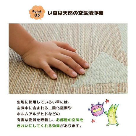 池彥IKEHIKO兒童草蓆70x140cm午睡墊(貓頭鷹/柴犬)｜遊戲墊、嬰兒床墊 - 富士通販