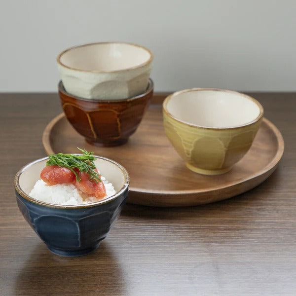 日本製 斜切 斗笠碗 飯碗 陶瓷碗 湯碗